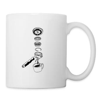 Barista Espresso Machine Coffee Lover - Mug - white - Right