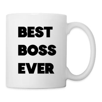 Bester Chef aller Zeiten - Tasse - Weiß - Rechts