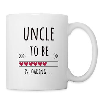 Uncle to bebecoming uncle announcement gift - Mug - white - Right