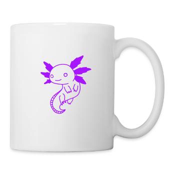 Axolotl Violet Violet Bien-être animal Amphibiens - Mug blanc - blanc - Droite