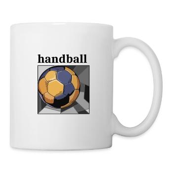 Handball Lovers Player Streetwear Modern - Mug - white - Right