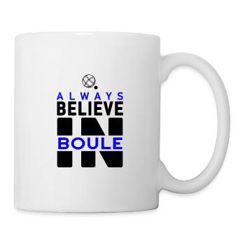 Believe in Boule Boccia Verein Renter Sport - Tasse - Weiß - Rechts
