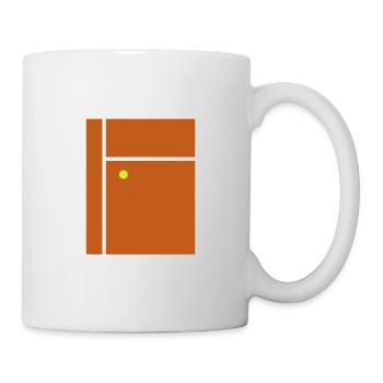 Tennis court Minimalism Flat Illustration Tennis - Mug - white - Right
