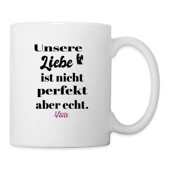 Unsere Liebe - Tasse - Weiß - Rechts