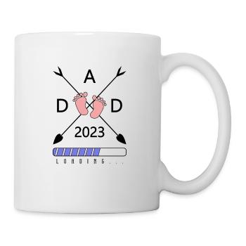 Papa 2023 - Mug blanc - blanc - Droite