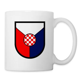 Kroatische Fans - Tasse - Weiß - Rechts