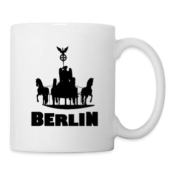 La capitale Berlin - Mug blanc - blanc - Droite