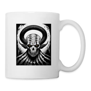 Horror Fan Motif Skulls Horror Movie Death Metal - Mug - white - Right
