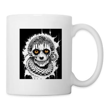 Horror Fan Motif Skulls Horror Movie Death Metal - Mug - white - Right