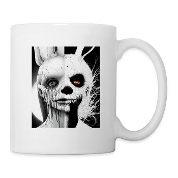 Horror Fan Motif Skulls Horror Movie Death Metal - Mug - white - Right