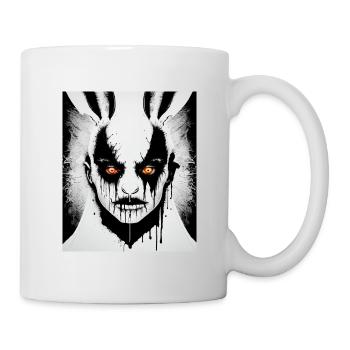 Death Metal Horror Fan Artwork Skulls Skull Art G - Mug blanc - blanc - Droite