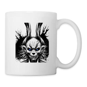 Death Metal Horror Fan Artwork Skulls Skull Art G - Mug blanc - blanc - Droite