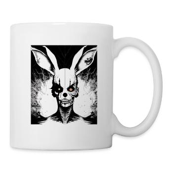 Death Metal Horror Fan Artwork Skulls Skull Art G - Mug blanc - blanc - Droite