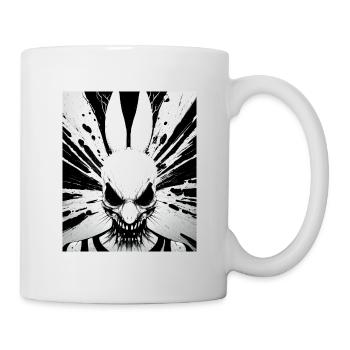 Death Metal Horror Fan Artwork Totulls Skull Art G - Tasse - Weiß - Rechts