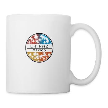 La Paz Mexico Palm Tree Souvenir de vacances élégant - Mug blanc - blanc - Droite