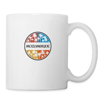 Mozambique Africa Palm Tree Stylish Vacation - Mug - white - Right