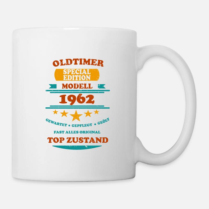 Oldtimer Retro 1962 - Tasse - Weiß