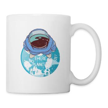Astronaute Il n’y a pas de planète b Rétro - Mug blanc - blanc - Droite