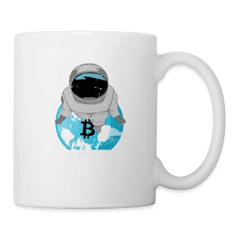Bitcoin Vers la lune - Mug blanc - blanc - Droite