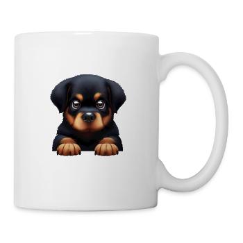 Fidélité Rottweiler - Mug blanc - blanc - Droite