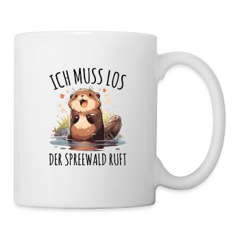 Spreewald Urlaub - Tasse - Weiß - Rechts