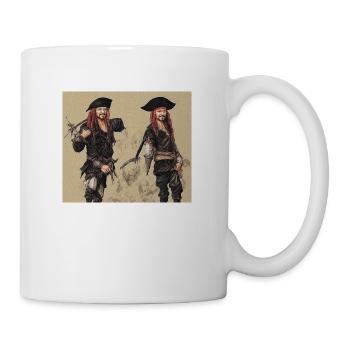 Two pirates - Mug - white - Right