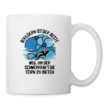 Rochers d’escalade vintage - Mug blanc - blanc - Droite