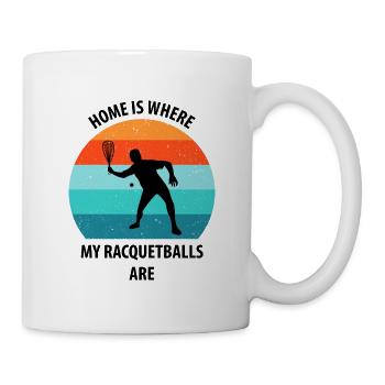 Racqueetball - Mug - white - Right