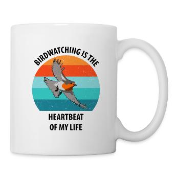 Observation des oiseaux Observation des oiseaux Observation des oiseaux - Mug blanc - blanc - Droite