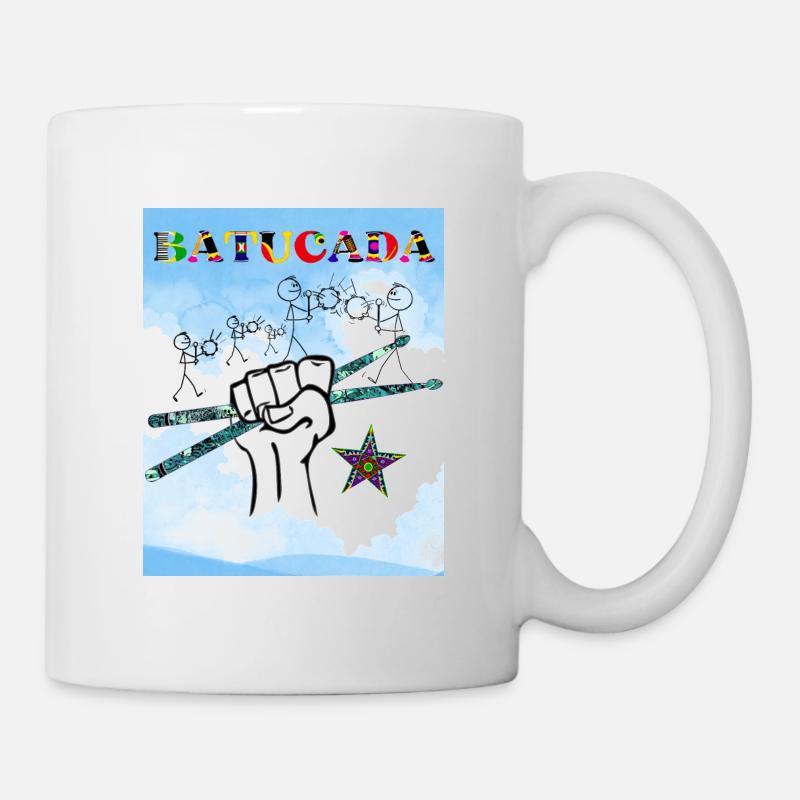 BATUCADA - Mug blanc - blanc