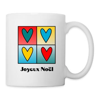 NOËL. ANNEE. ANNIVERSAIRE. RETRAITE. PAPA. MAMAM. - Mug blanc - blanc - Droite