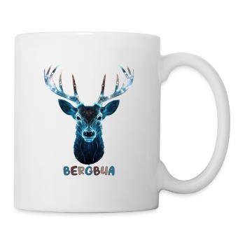 Hirsch Bergbua Hirsch Geschenk Dorffest Wandern - Tasse - Weiß - Rechts