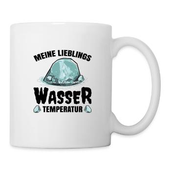 Eisbaden im Eiswasser - Tasse - Weiß - Rechts