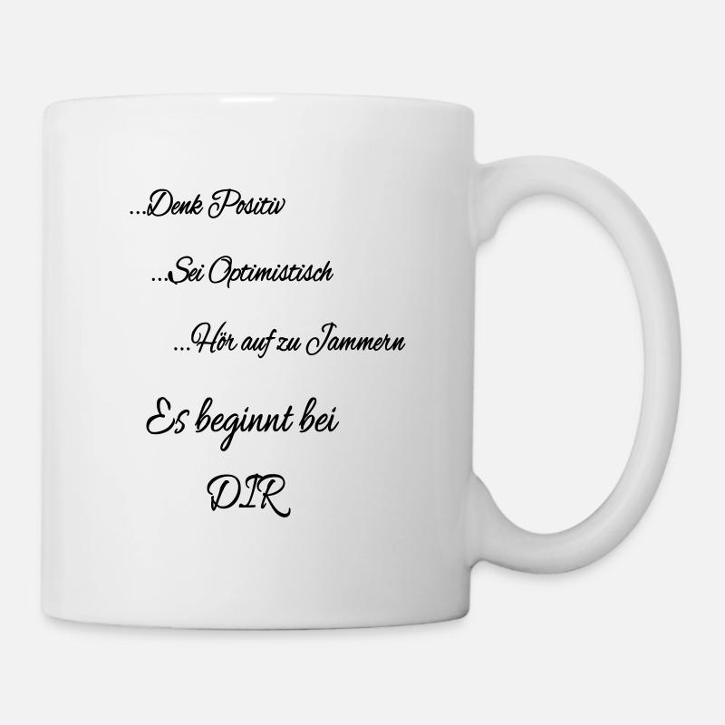 Cela commence par VOUS - Mug blanc - blanc