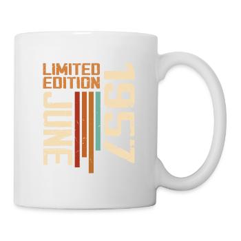 Juin 1957 Cadeau anniversaire Juin 1957 Rétro 1957 - Mug blanc - blanc - Droite