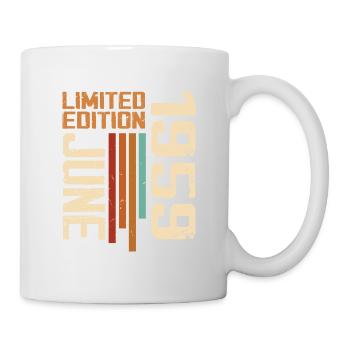 Juni 1959 Geburtstagsgeschenk Juni 1959 Retro 1959 - Tasse - Weiß - Rechts