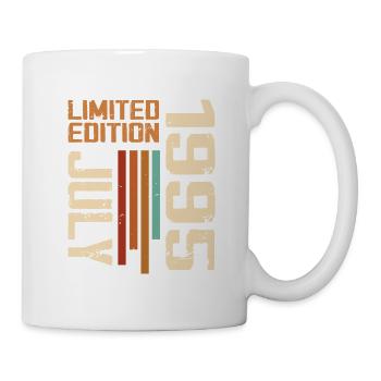 Juli 1995 Geburtstagsgeschenk 1995 Juli 1995 - Tasse - Weiß - Rechts