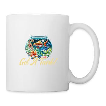 Aquarist Aquarium Hobbyist Aquarium Fish Holder - Mug - white - Right
