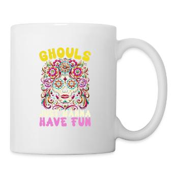 Dia De Los Muertos Mexico Sugar Skull Mexican - Mug - white - Right