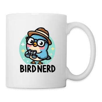 Bird Nerd Bird Watching Ornithology - Mug - white - Right