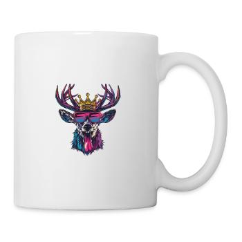 Deer Birthday Funny Party - Mug - white - Right