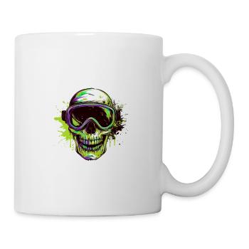 Ski Skull Lunettes de ski Skull - Mug blanc - blanc - Droite