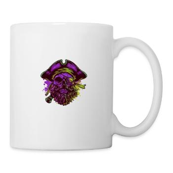 Pirate Skull Captain - Mug - white - Right