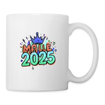 Malle 2025 Krone - Mallorca Holidays - Mug - white - Right