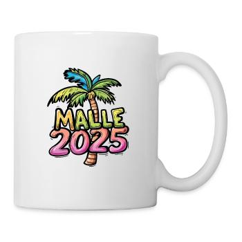 Malle 2025 Palmier de Majorque - Mug blanc - blanc - Droite