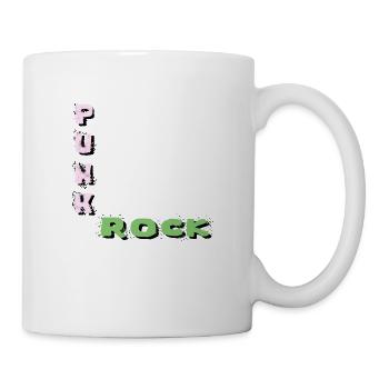 punk punk rock - Tasse - Weiß - Rechts
