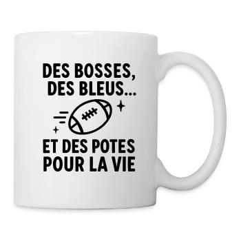 Le rugby des potes Rugby rugbyman Sport - Mug blanc - blanc - Droite