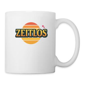 Zeitlos Logo - Tasse - Weiß - Rechts