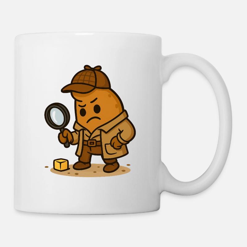 Détective Kipferl - Mug blanc - blanc