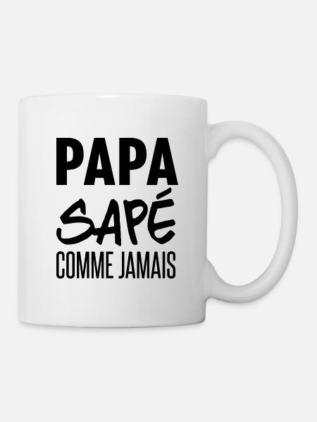papa sapé comme jamais - Mug blanc - blanc